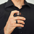 Silicone Wedding Ring for Men with Stainless Steel Strip - SteelLine Collection - Patented Design